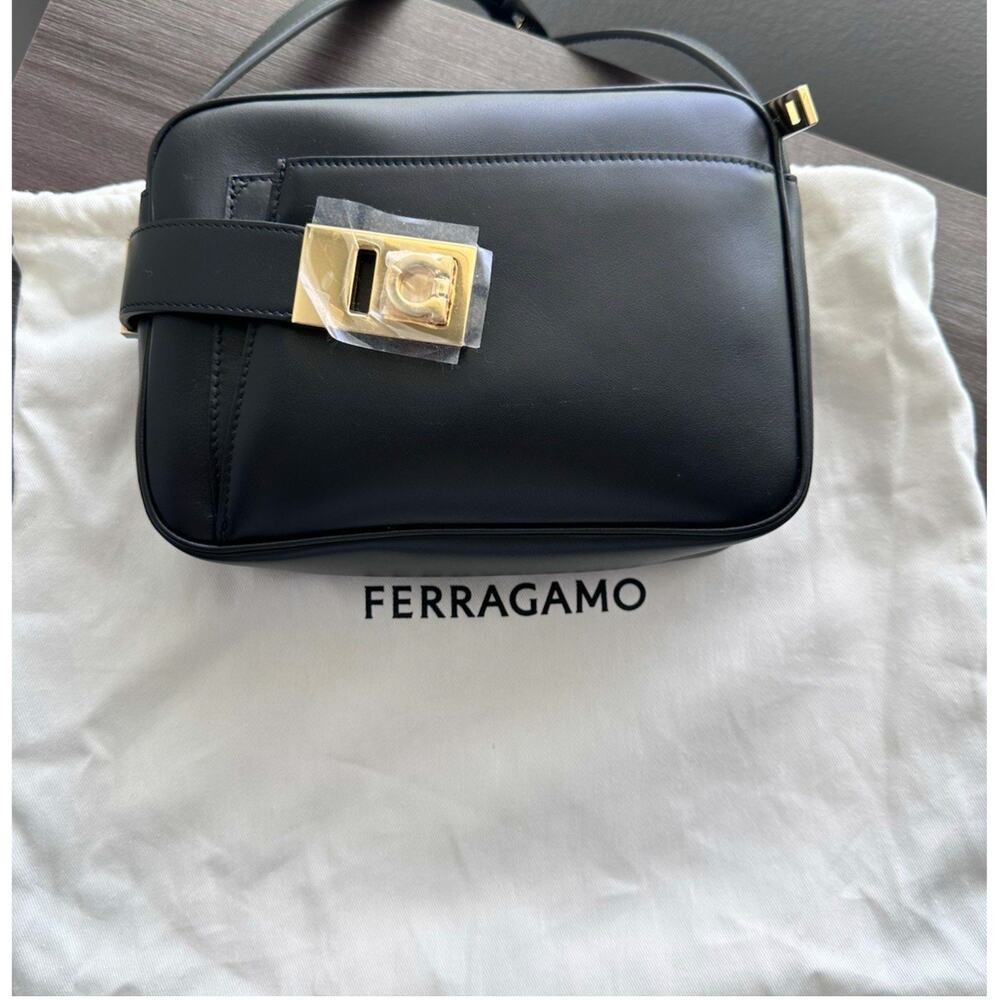 Salvatore Ferragamo Archive Gancini Crossbody Bag (MSRP $1,690)